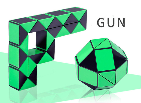96pcs 24 Parts Foldable Magic cube Creative Snake Cube Puzzles Twist Puzzle Toys Supertop Games Children's holiday gifts birthday present