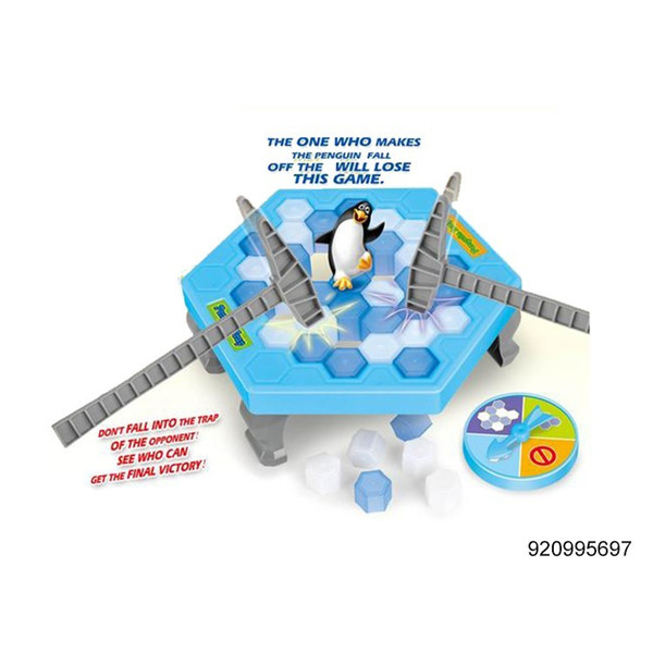 1 MOQ Wholesale musical icebreaker board games penguin trap toy