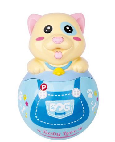 The dog rings the bell the tumbler gum baby doll infant early education puzzle 0-1 year old 12 months toy