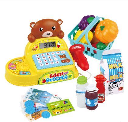 Five Star Toy Supermarket Cashier Integrative Machine for Children and Boys Multifunctional Card Scanning Large Kids Suit