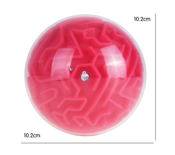 50pcs /lot Direct marketing Mini Magic Ball Magic 3D maze flying saucer maze dhl free