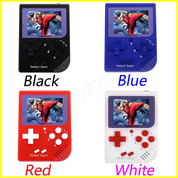 CoolBaby RS-6 Portable Retro Mini Handheld Game Console 8 bit Color LCD Game Player For FC Game free DHL A-ZY toys