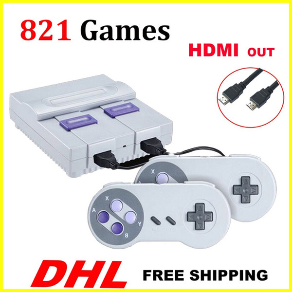 HDMI Out TV Game Console can store 821 games Video Handheld for SNES games consoles toys