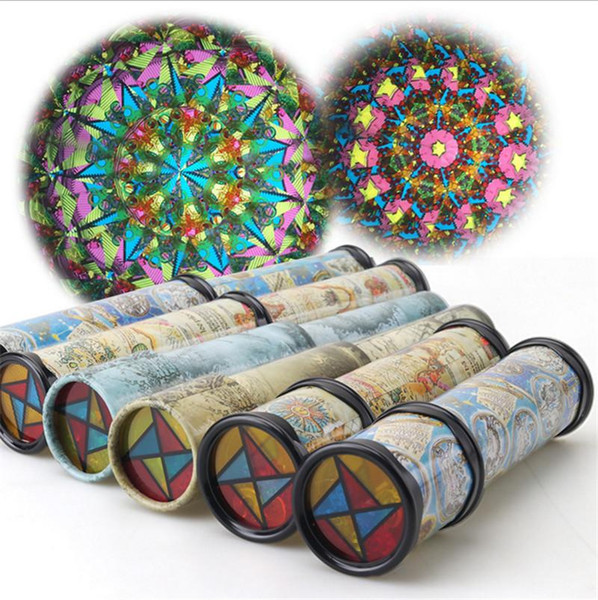 30cm Large Scalable Rotating Kaleidoscopes Extended Rotation Adjustable Fancy Colored World Children Kids Intelligence Puzzle Toys