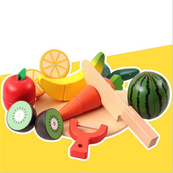 Best Sellers! High-grade Children's wooden simulation cooking toys,new Children's educational Fruit and vegetable simulation toys.