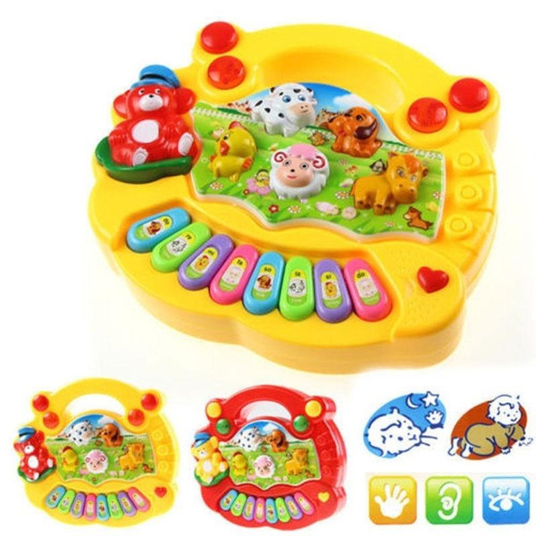 Gift Baby Kids Musical Educational Animal Farm Piano Developmental Music Toy Gifts t562