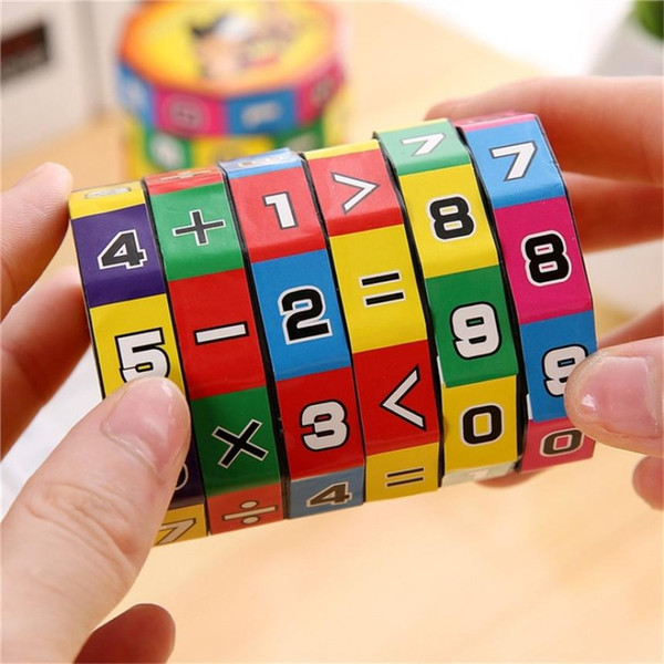 2018 New Arrival Slide Math Puzzle Numbers Magic Cube Toy Children Learning and Educational Toys Puzzle Game Gift