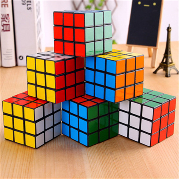 5.3*5.3*5.3 cm Deep Multi-color Plastics Magic Cube Intelligence Development Toys Children Birthday Gift Educational Hot Sale Free Shipping