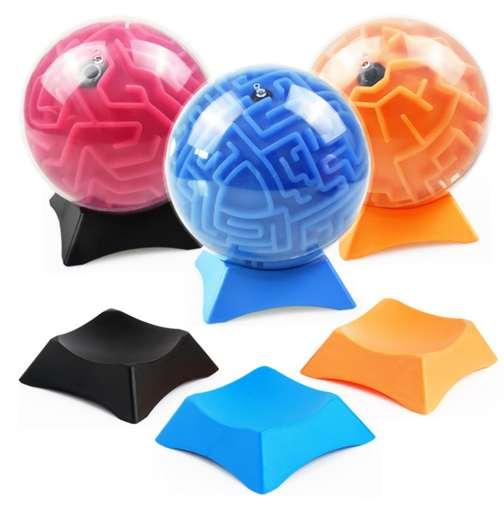 HOT NEW 3D Maze Ball Magic Puzzle Base Balance Puzzle Game Toy Holder Maze Training Toy Gift for Kid #K4