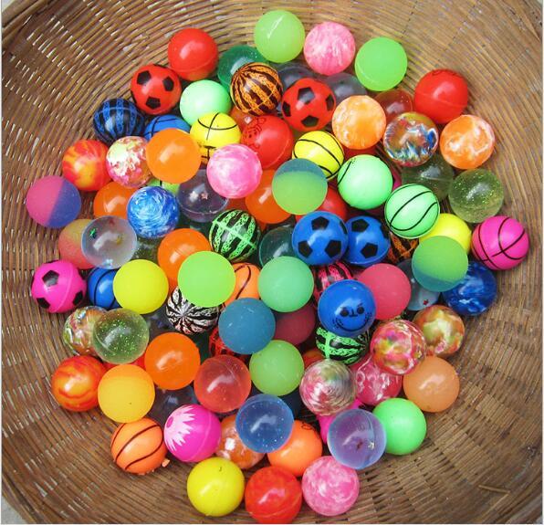 NO.27 25mm Rubber Bouncing Balls Solid Floating Fun Sea Fishing for kids Decompression Toys Amusement Toys