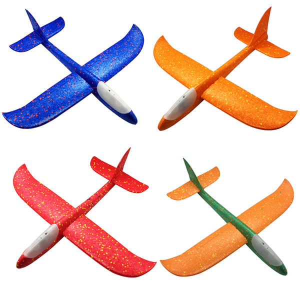 DIY Hand Throw Flying Glider Planes Toys For Children Foam Aeroplane Model Party Bag Fillers Flying Glider Plane Toys Game