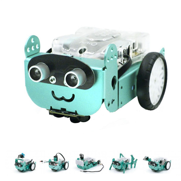 MIO Steam Education (Entry-Level) Electronics Programmable Robot Ultimate DIY Robot Kit Bluetooth Version Improves Kid's Logical Thinking an