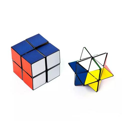 2017 Magic Cube Detachable Infinity Cube 2 IN 1 Colorful Decompression Infinity Cubes EDC Fidget Toys ADHD Anti Stress Relief Novelty Toys