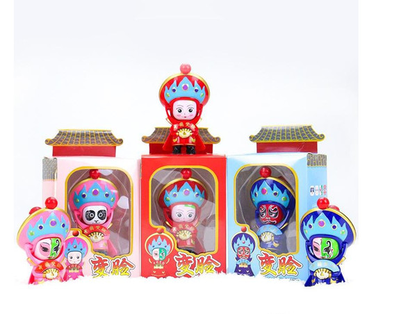 Traditional Chinese Opera Face Changing Doll Sichuan Opera action figures Toy Education Toy Baby Toys & Games Children kids toys