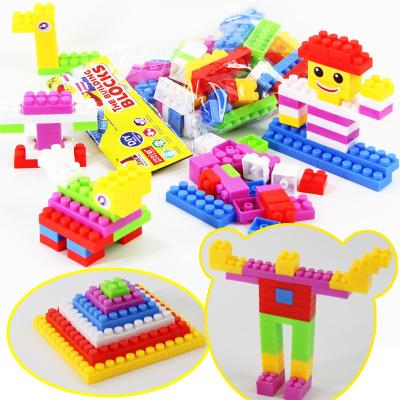 Small particle building blocks toy 100 pieces Enlightenment puzzle DIY assembling intelligence toys parent-child interactive toys