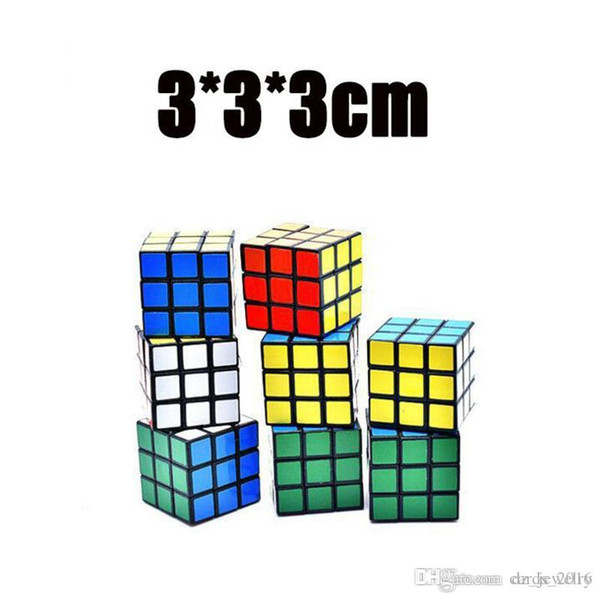 Puzzle cube 3x3x3cm Mini Magic Rubik Cube Game Rubik Learning Educational Game Rubik Cube Good Gift Toy Decompression toys