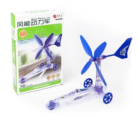 DIY wind power car toy Green Energy DIY Assembly Kit best Scientific Experiment Toys for kids Science and education toys