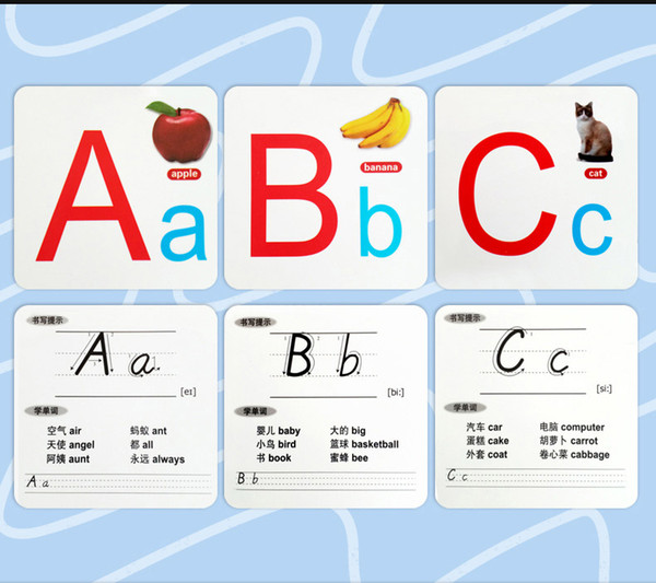 Learning toy suzakoo ABC English alphabet card learning English Puzzle early education