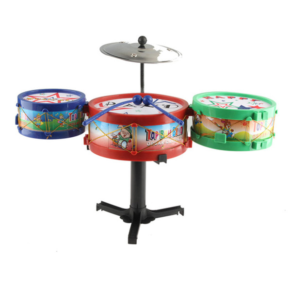 Hot sales Children Musical Instruments Toy Kids Drum Kit Set Colorful Plastic Drum