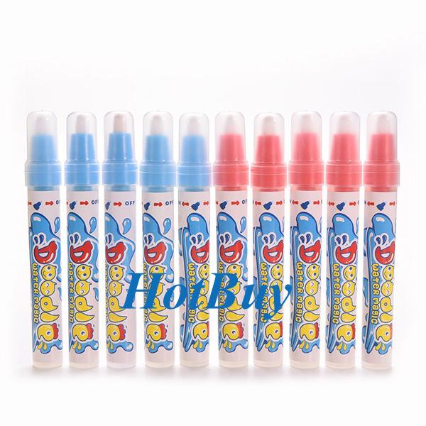 Magic Pen Kids Children Drawing Toys Water Painting Writing Pen Plastic Blue Red Educational Painting Toy #3871