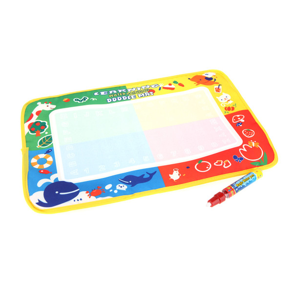 Kids Drawing Water Mat Tablet Aqua Doodle 45 * 29cm Multicolour Drawing Board + Drawing Pen Magical water canvas