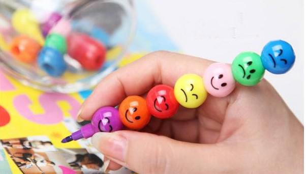 DIY Toy School Supplies Stationery Pen Smiley Pen Gift