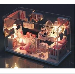 Dream Princess room toys organic glass toy DIY Pretty Princess Room cabin dream world gifts model