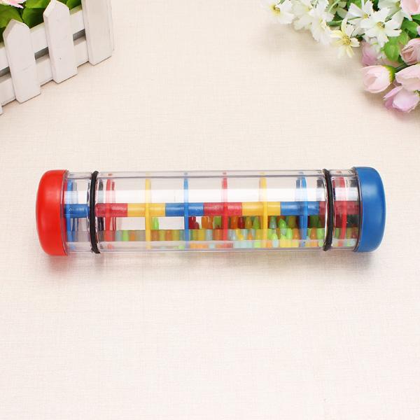 Hot Sale 1pc Educational Toys Rain Sound Rainbow Hourglass Plastic Toys order<$18no track