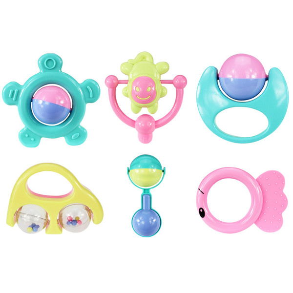 Cartoon Baby Handbell Set Many Styles Musical Jingle Ball Infant Puzzle Toys Gift 4 31yj C R