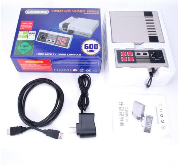 HDMI mini classic TV game console cool baby 600 model video gamer, $600 high-definition game console