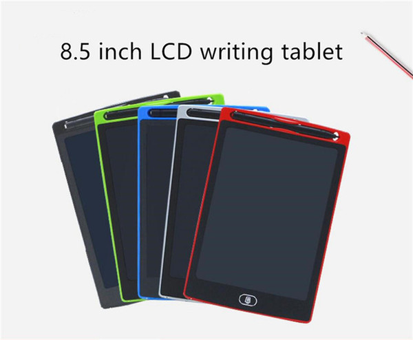 LCD 8.5 inch Writing Tablet Led writing board Blackboard Handwriting Pads Paperless Notepad Whiteboard Memo With Upgraded Pen DHL