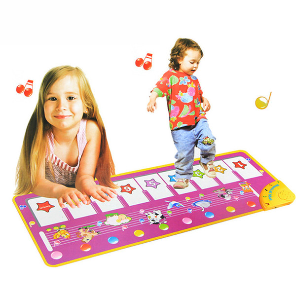 Cool Fashion Baby Touch Play Keyboard Musical Toys Music Carpet Mat Blanket Early Education Tool Toys Two Version Learning Toys