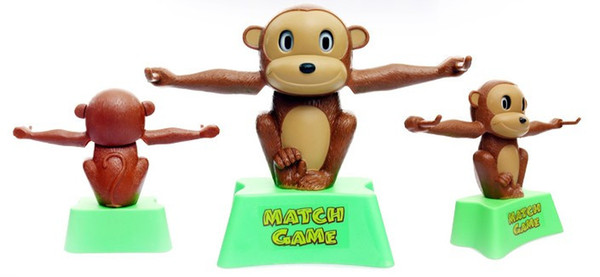 math toy balance game suzakoo wooden toy cartoon-monkey