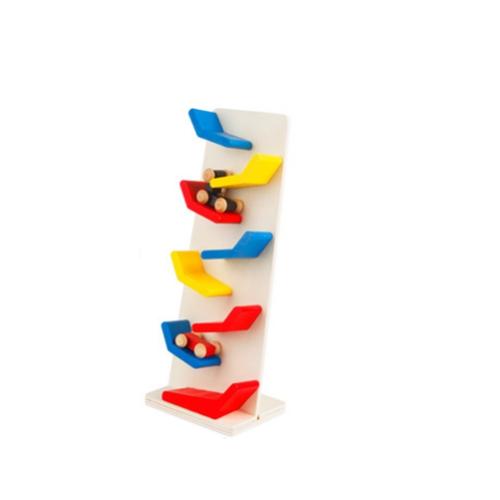 montessori wooden puzzle inertia speed educational toys Track Toys baby math toys learning game fun baby toy gift