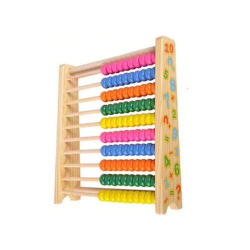 Wooden math toys Abacus for children baby 3 years old preschool Educational toys montessori toy kindergarten early educatio