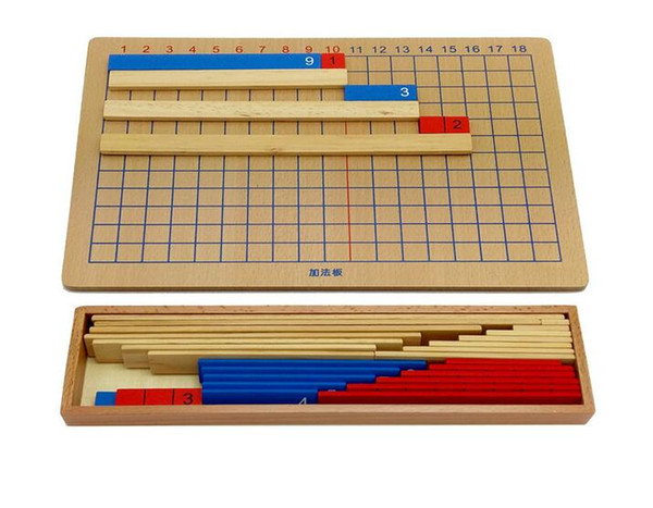 Montessori Material Addition Subtraction Math Board Kids Children Educational Mathematics & Counting Toys