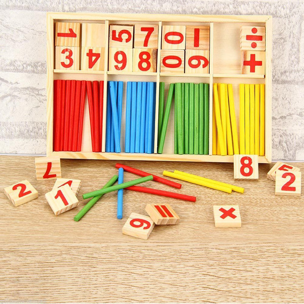 Montessori Mathematical Intelligence Stick Preschool Early Educational Toys