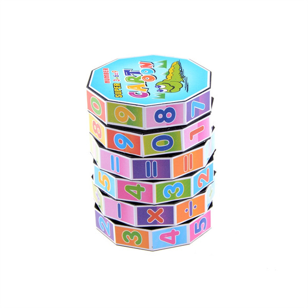 Wholesale- Newest Children Education Learning Math Toys Teaching Aids Puzzle Cube for Kids Math Spell Answer Toys Wholesale