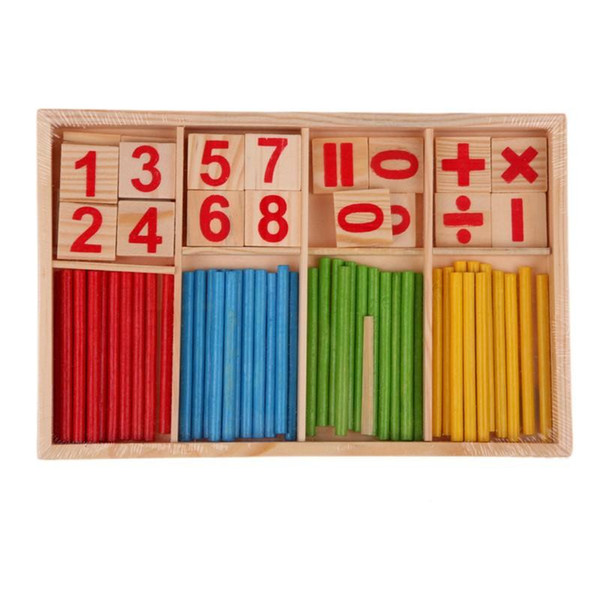 Wooden Toys Mathematics Numbers Puzzle Toys for Children Kid Educational Early Learning Counting Math Games Calculate Toys Toy K0080