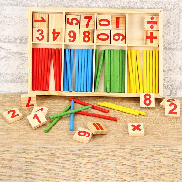 Montessori Mathematical Intelligence Stick Preschool Early Educational Toys