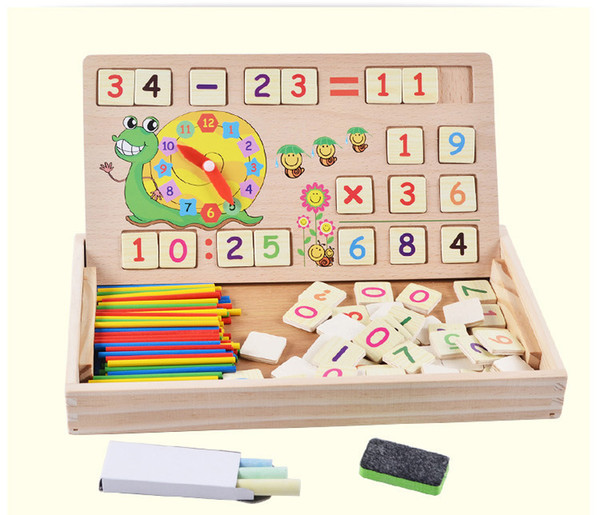 Multi function digital computing learning box, early teaching aids, preschool education, preschool education and hot selling toys