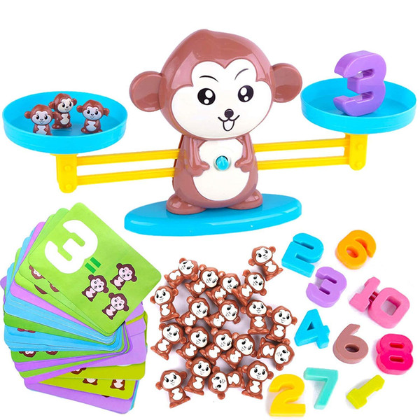 Monkey Balance Math Game for Girls Boys Fun Educational Children Toys Gift Kids Toy STEM Learning