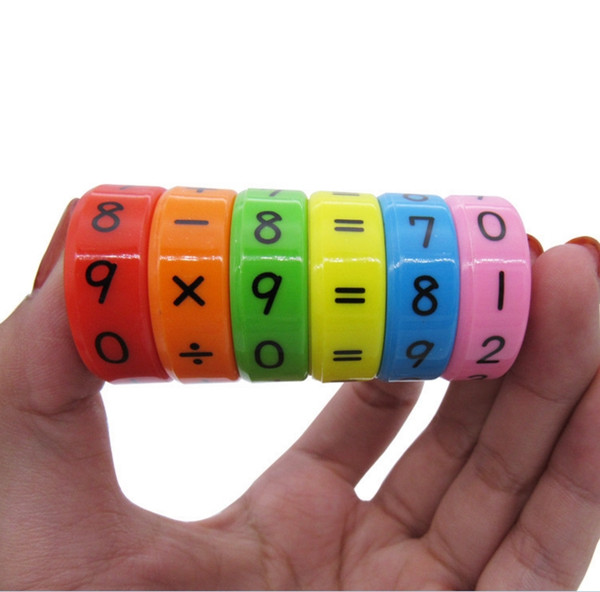 New Kids Magnetic Math Cylinder Study Learning Toys Colorful Intelligence Enlighten Kids Digital Arithmetic Educational Toy for Sale