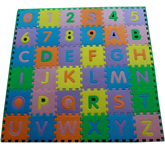 Baby Kid Infant Newborn Children Room Nursery ABC Alphabet Letters Numbers EVA Foam Play Floor Mat Tiles Jigsaw Educational Puzzle Crawl Pad