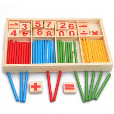 Xida Wholesale Manufacturers Wooden Bar Montessori Kindergarten Children Early Education Count Kids Mathematics Teaching Math Toy