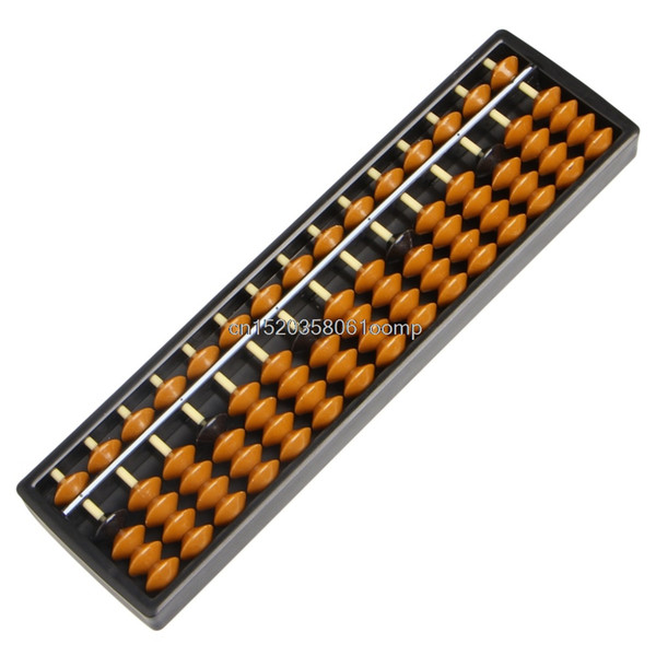 2018 New Plastic Abacus 15 Digits Arithmetic Tool Kid's Math Learn Aid Caculating Toys Gifts #K4UE# Drop Ship