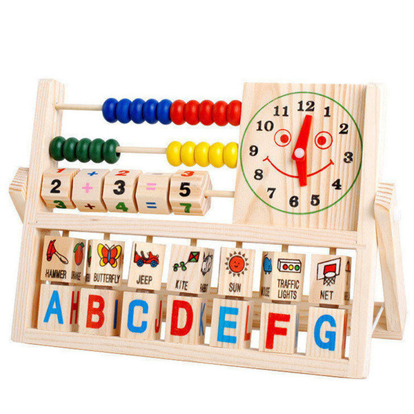 Math Children Baby Kids Learning Developmental Versatile Flap Abacus Wooden Toys Levert Dropship Aug 25