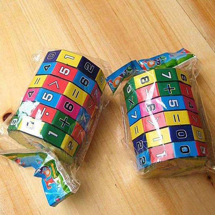 New 2PCs Baby Children's Number Multi Activity Cube Math Educational Toy Just for you