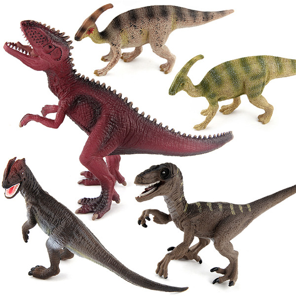 Jurassic Dinosaur Toy Collection Simulation Dinosaurs Figures Model Toys For Cake Topper or Birthday Dinosaur Party Decoration