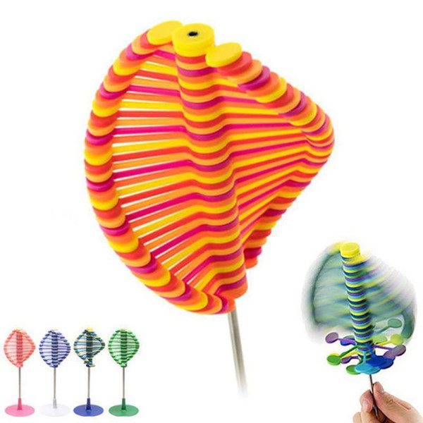 Lollipop Stress Relief Toy Office Lollipopter Rotating Decompression toy Lollipopter Fibonacci Sequence Creative Ro-lollipop kids toys MMA96